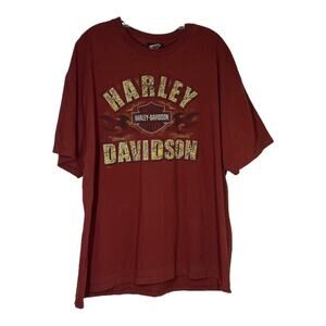 Harley Davidson Hunters Moon Graphic Biker Tee